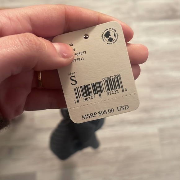 NWT Free People H20 Crew Pullover Small in jaded - Picture 5 of 7